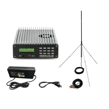 1-15 watt Állítható 87~108MHz Egyház /Autó Mozi/Iskola FM Transmitter Készlet