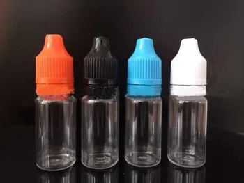 15ml Nyomás határérték anti-theft cseppentő PET palackok Tiszta Folyadék olaj Üveg, garanciazáras üres E cigaretta műanyag palackok