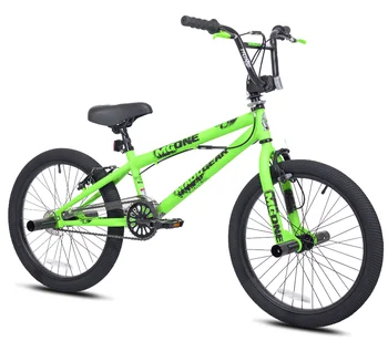20-hüvelyk Fiú Freestyle BMX Kerékpár, Zöld bicicleta