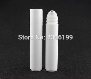 35ML Fehér Üveg Roll Üveggyöngy vagy Acél Gyöngy, Antipruritic liquid Roller Üveg, testápoló Krém Roll Üveggel,30 Db/Sok