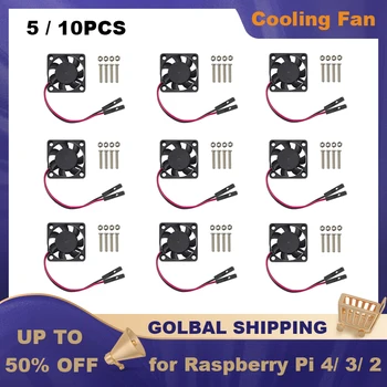 5/10db Raspberry Pi hűtőventilátor 3.3 V 5V DC Brushless Hűvösebb a Raspberry Pi 4B 3B+ 3B 2B Retroflag NESPi Esetben Rebot Projekt