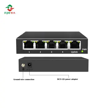 5 Port 10 gbps Kapcsoló Nem felügyelt Nagyvállalati Hálózati Kapcsoló Ethernet Kapcsoló