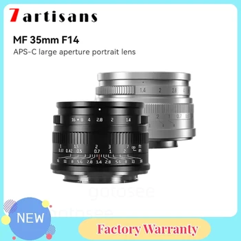 7artisans 35 mm-es F1.4 Kamera Objektív APS-C Prím Objektív Sony E A6600 ZV-E10 FUJI FX Canon RF EOS-M M50 Micro 4/3 epm1 Nikon Z5