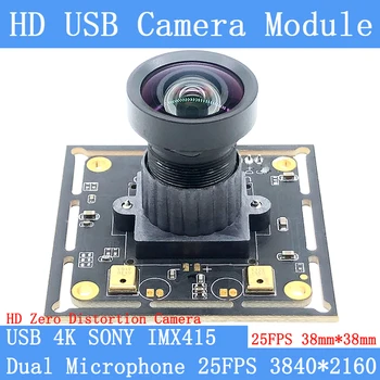A 4K Nulla Torzítás Webkamera Nagy Felbontású 3840x2160 Sony IMX415 UVC 25FPS-es USB-Kamera Modul Mikrofon Android, Windows