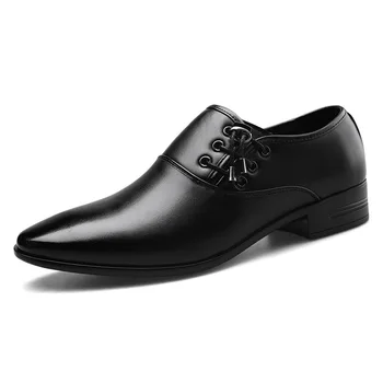 A Férfiak Hivatalos Cipő Bőr Üzleti Alkalmi Cipők, Magas Minőségű Férfi Ruha Hivatal Luxus Cipők Férfi Lélegző Oxford, 2022