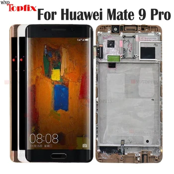 A Huawei Mate 9 Pro Mate9 Pro LCD Kijelző érintőképernyő Digitalizáló A Keret Csere Képernyő