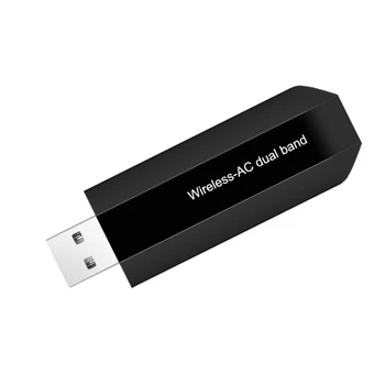 A Kettős Rendszer 802.11 AC Vezeték nélküli USB Adapter USB-AC11 600M 2.4 G/5 ghz-es USB-s WiFi Adapter Asztali/Laptop PC Wifi Vevő