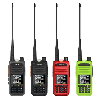 A36plus UHF/VHF/AM/FM Walky Talky Multi-Funkcionális Helyzetet-Talkie Multi-Band Színes Kijelző 2000mAh Kommunikátor Készülék