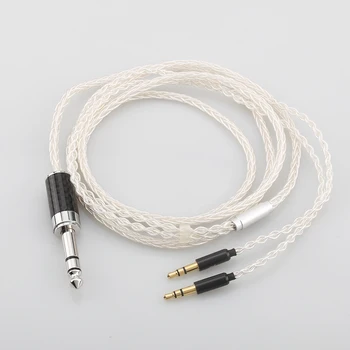 Audiocrast szénszálas 6.35 mm-es Fejhallgató Frissítve kábel T1 T5P T1MK2 D7100 Z7 D7200 EDX V2