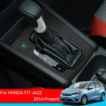 Autó Belső Matricát Honda FIT JAZZ 2014-2025Lifting Ablak Panel Matrica Sebességváltó Műszerfal Védő Fólia InternalAccessory
