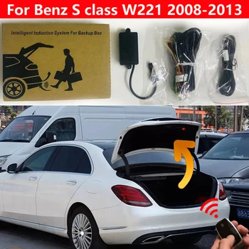 Autó Csomagtartó Nyitó Benz S osztály W221 2008-2013 Farok doboz Lábát rúgás Intelligens Érzékelő hátsó ajtó Lift teljesítményű Elektromos Csomagtérajtó