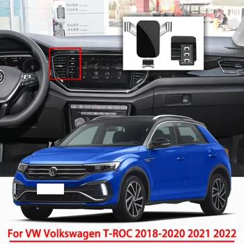 Autós Tartozékok Mobiltelefon tartó Volkswagen T-ROC 2018-2021 2022 Gravitáció Navigációs Speciális Konzol GPS Támogatás