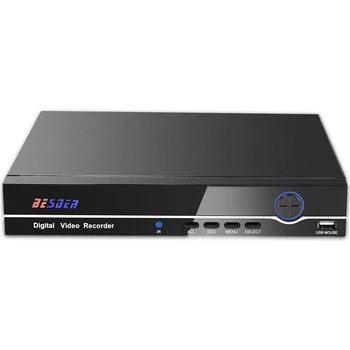 BESDER H. 265 32CH 5MP /8CH 4K CCTV NVR Max 4K Kimeneti P2P Security Network Video Recorder H. 265 1KRÓN Audio i/O 1*SATA Port