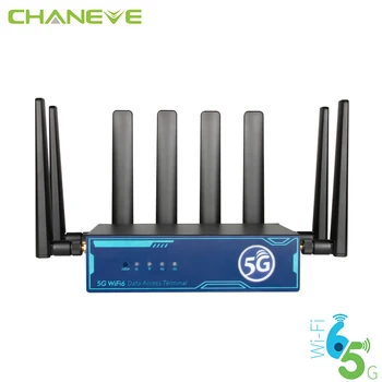 CHANEVE Globális frekvenciasáv 5G Router WiFi 6 Gigabit Port kétsávos Ax1800Mbps Vezeték nélküli Wi-Fi Router Pünkösd SIM-Kártya Foglalat