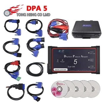 Dearborn Jegyzőkönyv Adapter USB/BT 5 DP A5-ös Dízel, nagy teherbírású Teherautó Diagnosztikai Eszköz DPA 5 Dolgozik Multi-Márkák