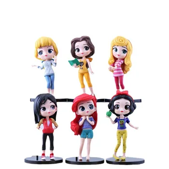 Disney Anime Öröm, A Játék 1/18 Xnxx Lány Játék Hableány Hófehérke Hamupipőke Szabadidős Viselet Lány Kezét Tenni Játék Figura Dekoráció, Baba