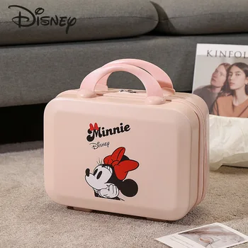 Disney Minnie Eredeti Új Smink Táska Rajzfilm Aranyos Hordozható Smink Luxus Márkák, Divat, 14 Hüvelykes Utazási Mini Hordtáska