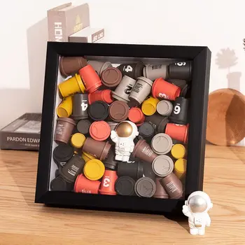 DIY Eszpresszó Kapszula Tárolására Képkeret gyermekjátékok Kis Tárgyak Display Állvány Nappali Dekoráció Szervezni, Tartozékok