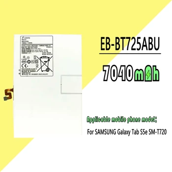 EB-BT725ABU akkumulátor Samsung Galaxy Tab S5e T725C T720 SM-T720 SM-T725 S6 Lite SM-P610 P615C Eredeti Kapacitás Tabletta Batteri