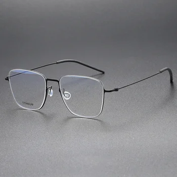 Első Osztályú Férfi Szemüveg Titán Olvasási Keretek Screwless Keretek Női Dánia Kék Fény, Látvány, Ultra-könnyű Szemüveg