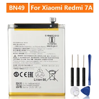 Eredeti Csere Akkumulátor BN49 A Xiaomi Redmi 7A Valódi Telefon Akkumulátor 4000mAh