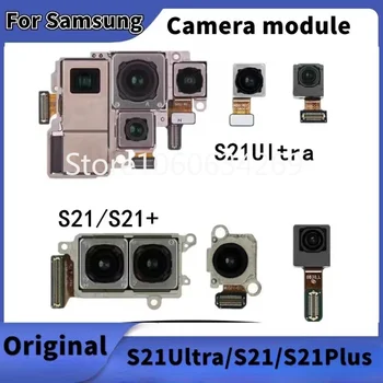 Eredeti Fő Vissza Néző Kamera Teljes Készlet (Telefotó + Mélység + Széles) Samsung Galaxy S21+Plus Ultra Flex Kábel