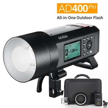 Godox AD400 Pro WITSTRO All-in-One Outdoor Flash AD400Pro Li-on Akkumulátor TTL HSS, Beépített 2.4 G Wireless X Rendszer