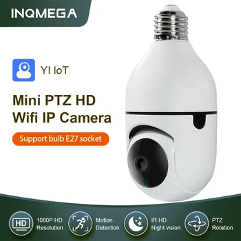 INQMEGA PTZ Izzó Fényképezőgép Smart Security Videó Megfigyelő, kétirányú hangalapú Mobil Nyomkövető Vízálló CCTV