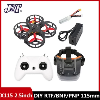 JMT DIY X115 2.5 inch RC FPV Quadcopter LiteRadio2 SE Adó 1200 TVL 40A kefe nélküli Repülés Vezérlő 5200KV Brushless Motor