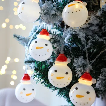 Karácsonyi Dekorációs Lámpa, Hóember a Haza Fényre Szabadtéri Karácsony, Új Év, Terem Dekoráció Ünnep karácsonyfa USB Világos Szalag