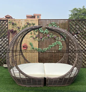 Kerti Bútorok, Kert Festői területen, rattan kanapé Kerti Maikol Kreatív Design ágy