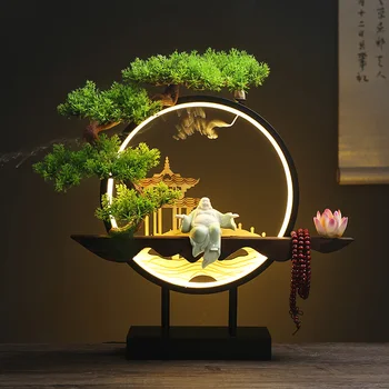 Kerámia Kínai Füstölő Szett Backflow Zen Kert Elektromos Füstölő Porta Inciensos Lotus Dísz Nappali