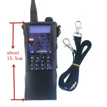 Kiterjesztése Hosszú, puha bőr birtokos esetben táska különleges baofeng BF-UV5R UV5RA UV5RB UV5RE walkie-talkie 3800mah akkumulátor