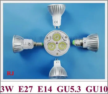 LED spot lámpa 3W fény kupa E14 E27 GU10 GU5.3(MR16) LED izzó lámpa spotlámpa