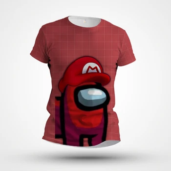 Nyári 2023 Új T-shirt 3D-s Digitális Nyomtatás Laza Férfi Rövid Ujjú, Kényelmes Felső Kerek Nyak