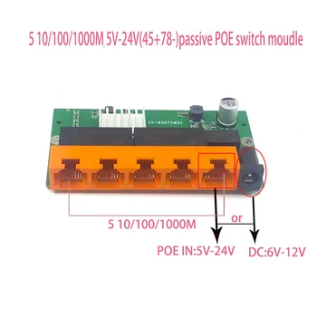 OEM Új modell 5 portos Gigabit Switch az Asztali RJ45 Ethernet Switch 10/100/1000mbps Lan Gigabit switch rj45 tp-link