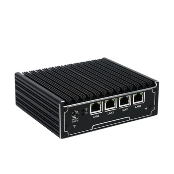 pfsense Tűzfal barebone Intel Celeron J1900 4 Ethernet Port Ipari Mini PC Támogatja a 2,5 Hüvelykes HDD