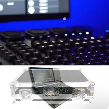 RGB Háttérvilágítás Motoros Putter DMX Vezérlő Fény Konzol Színpadon Lighing Ellenőrző-irányító Szárny Fader Szárny DJ Felszerelés