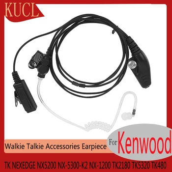 RISENKE-Walkie Talkie Fülhallgató Fülhallgató, Kenwood TK NEXEDGE NX5200 NX5300-K2 NX1200 TK2180 TK5320 TK480