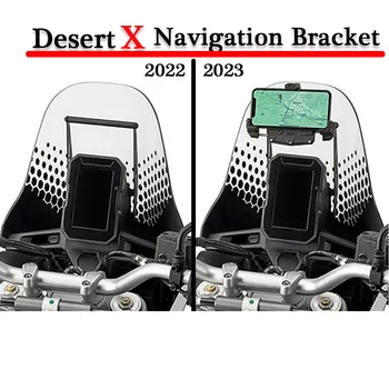Sivatagi X Mobiltelefon Navigációs Konzol Ducati Sivatagban X DesertX 937 2022 2023 Kiegészítők, Motoros GPS Tartó