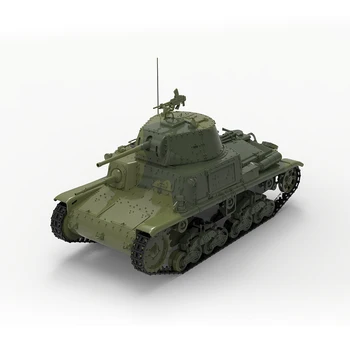 SSMODEL 144683 V1.7 1/144 3D Nyomtatott Gyanta Modell Kit IA M14/41 Közepes Tank