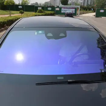 Sunice 1.52x1m Kaméleon Szakmai Árnyalat Auto Autó UV Védő Üveg Matrica Nap Árnyékban Ablak Film 77% - a VLT Az Ablakon