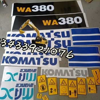 Teljes Autó Matrica Komatsu Loader WA380/320/360/470-3/SD6 Test Matrica Kotrógép