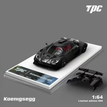 TPC 1:64 Koenigsegg, az 1-es Fekete korlátozott 999 Modell Autó