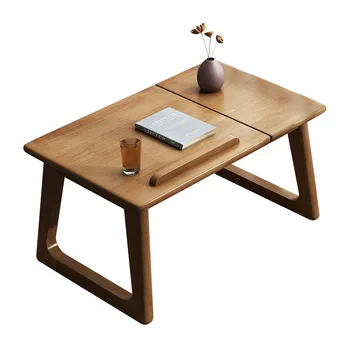 Tömör fa számítógép asztal, háztartási ágy, kis asztal, hálószoba, tatami, alacsony asztal, dohányzóasztal, kis oldalsó asztal
