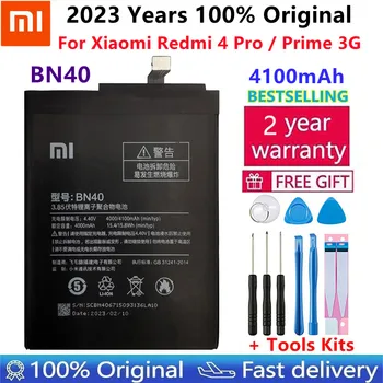 Xiao Mi Eredeti Csere Telefon Akkumulátor BN40 A Xiaomi Redmi 4 Pro Miniszterelnök 3G Hongmi 4 Pro 4100mAh, Ingyenes Eszközök