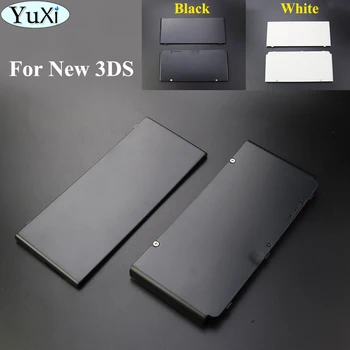 YuXi Fekete/Fehér A Nintend Új 3DS 2015 Verzió Zierblende Előlap Borító Lemezek Felső-Vissza Akkumulátor Ház hüvely