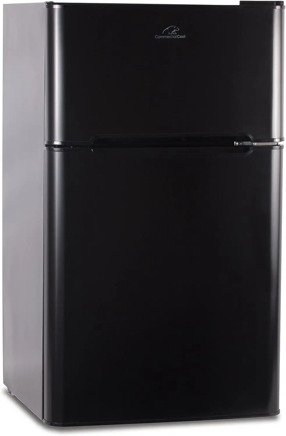 Király CCRD32B Kompakt Dupla ajtós Hűtőszekrény Igaz, Fagyasztó, 3.2 Cu. Ft. Mini Hűtőszekrény, Fekete