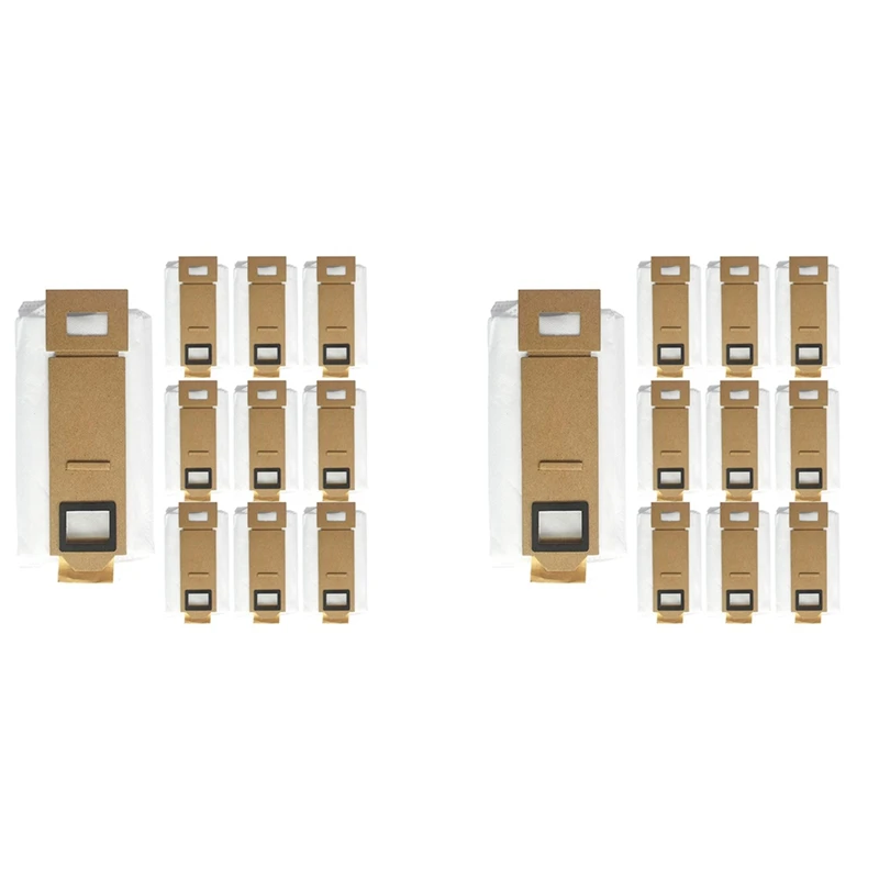 20 Csomag Por Táskák Kiegészítők Xiaomi Roborock S7 T7S T7plus T7S Plusz Porszívó Zsák Automatikus Szívó Állomás