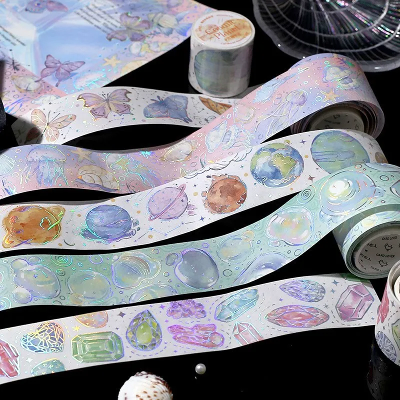 Pillangó Tér Tűzijáték Washi Tape Művészeti Kézműves Felvételeket A Scrapbooking Kellékek Naplózó Dekoráció 